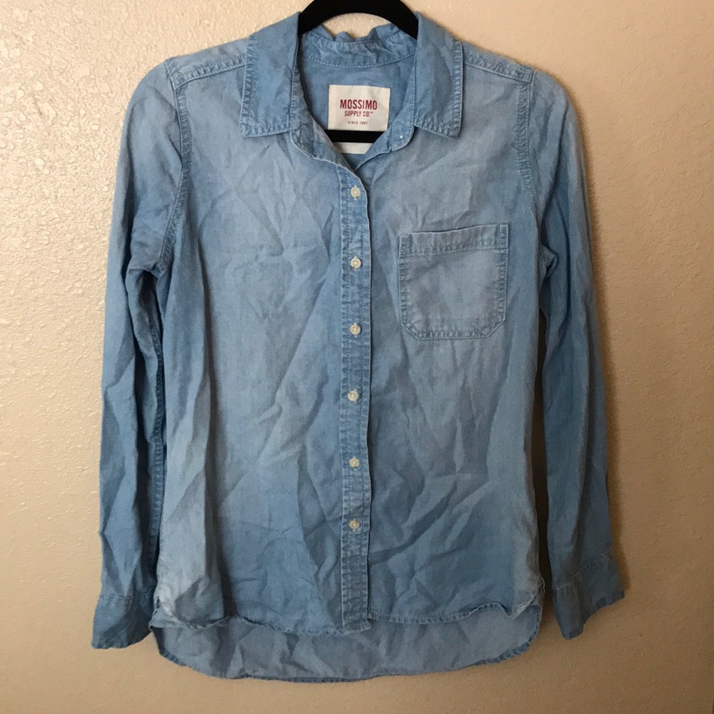 Mossimo Denim Button Down top